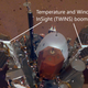The TWINS instruments on the InSight lander, one facing east and one west.